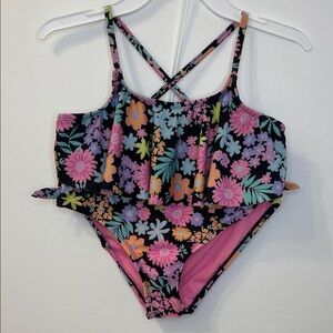 Breaking Waves Floral Bikini Size 12